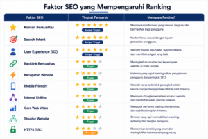 Tampilan jasa optimasi SEO profesional Digitech Solution pada laptop dan smartphone untuk meningkatkan peringkat website di Google.