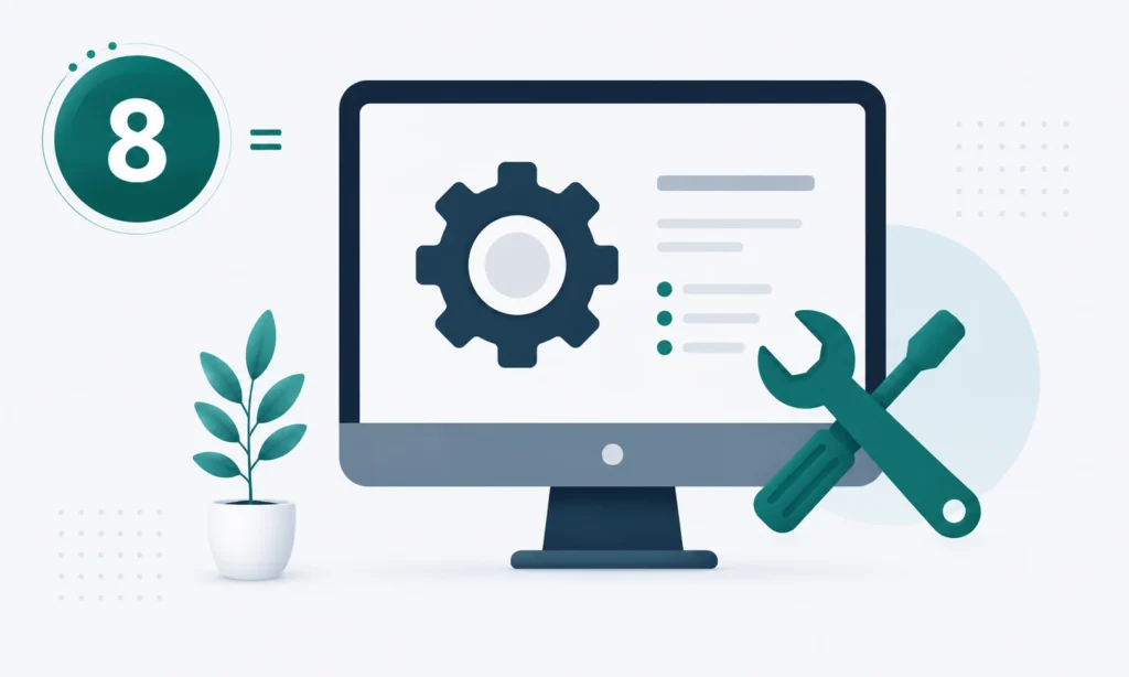 Jasa pembuatan website profesional dengan tampilan responsif di laptop dan smartphone untuk bisnis.